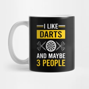 3 People Darts Mug